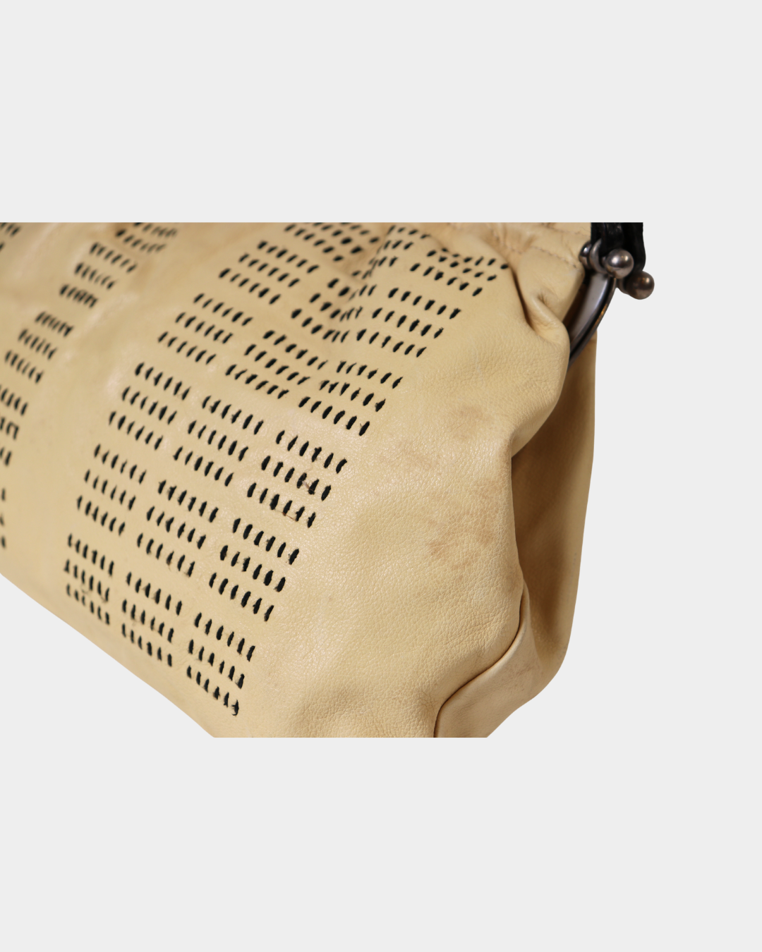 Miu Miu Cream Kisslock Bag