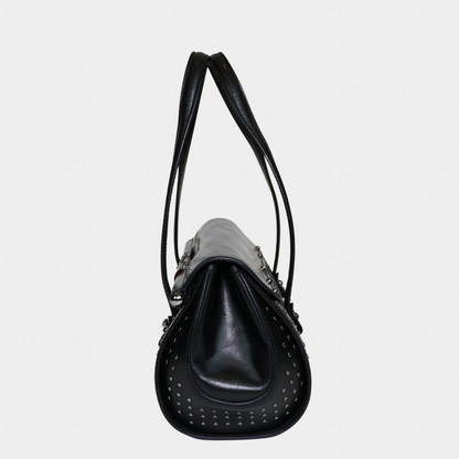 Gucci Studded Black Bamboo Bullet