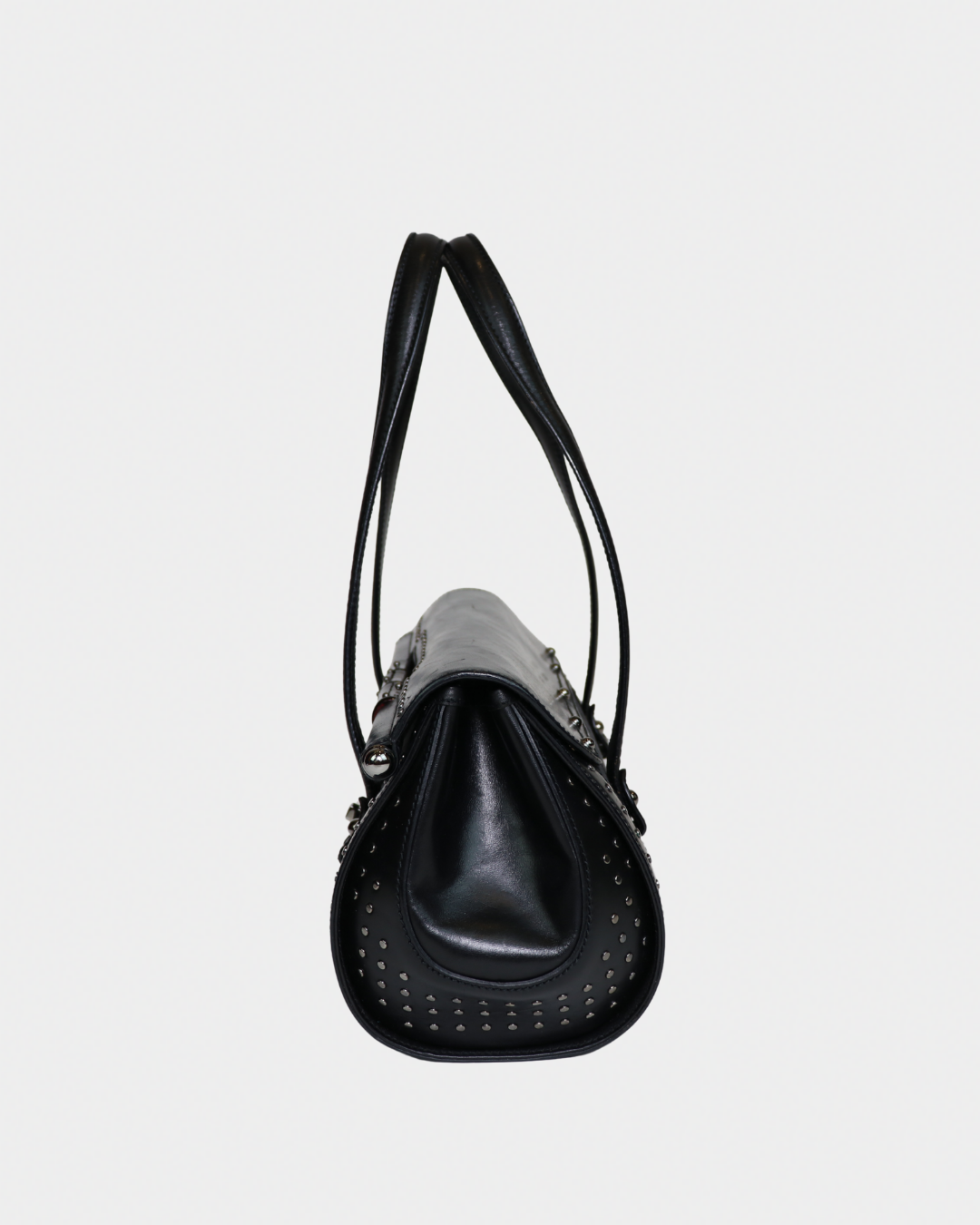 Gucci Studded Black Bamboo Bullet