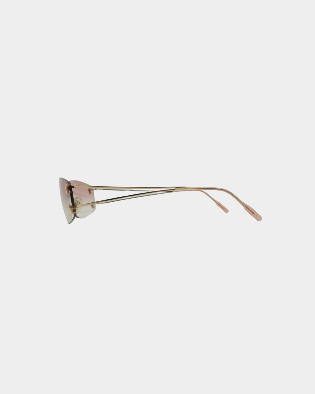 Versace Gradient Rimless Sunglasses
