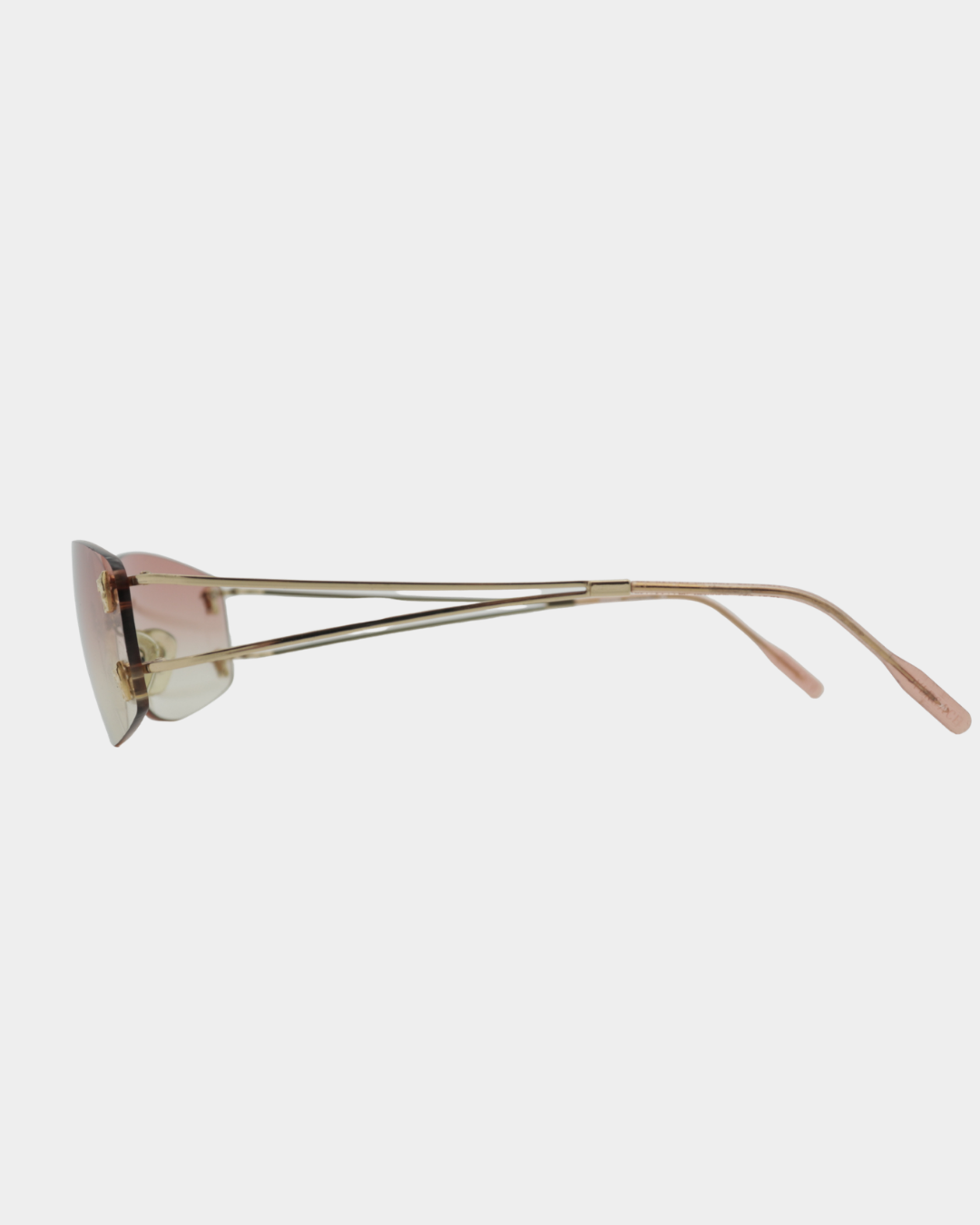 Versace Gradient Rimless Sunglasses