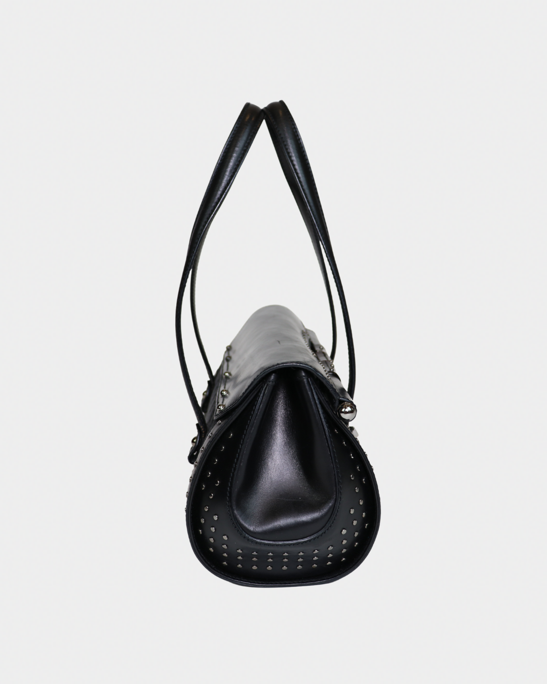 Gucci Studded Black Bamboo Bullet