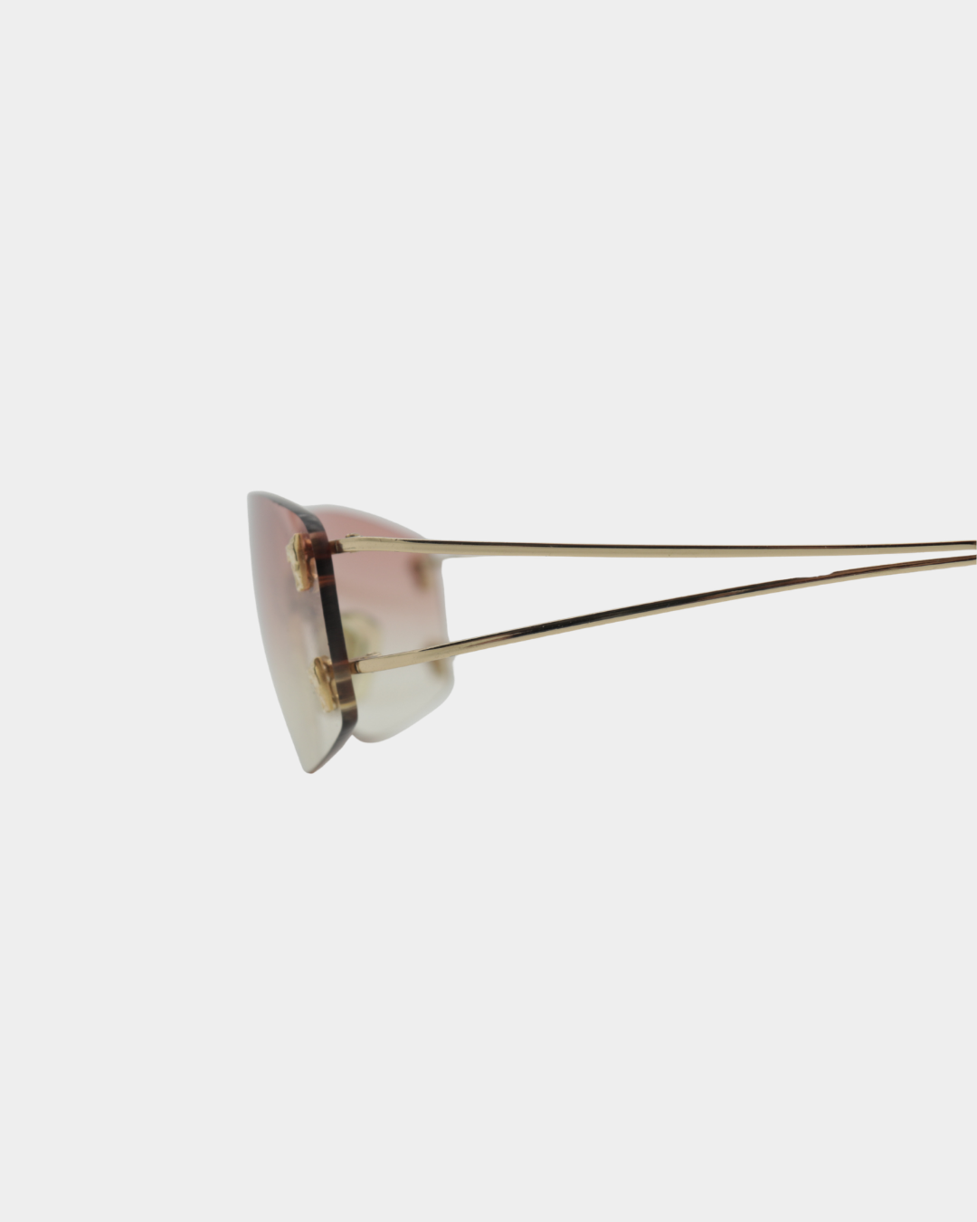 Versace Gradient Rimless Sunglasses