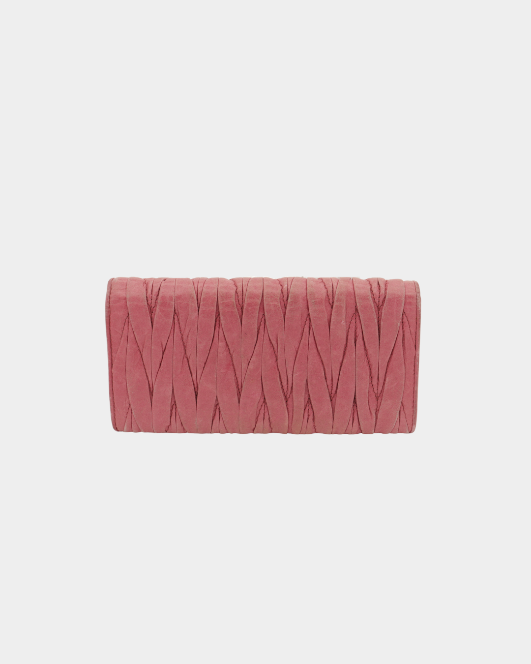Miu Miu Matlasse Pink Wallet