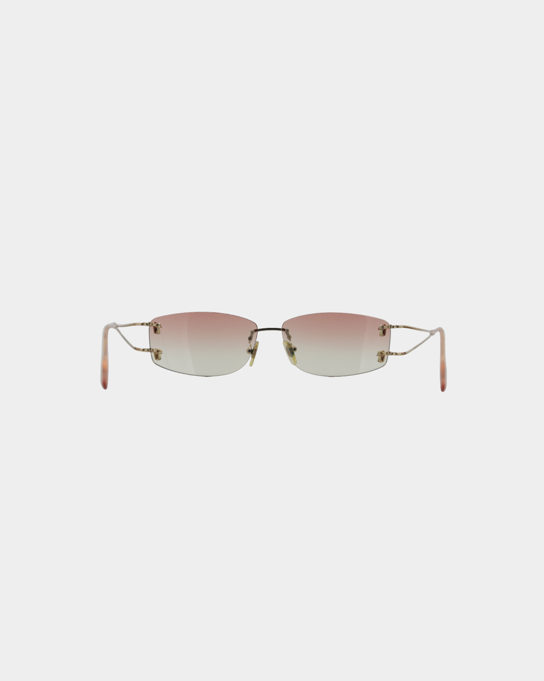 Versace Gradient Rimless Sunglasses