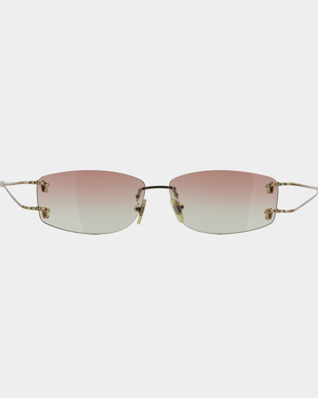 Versace Gradient Rimless Sunglasses
