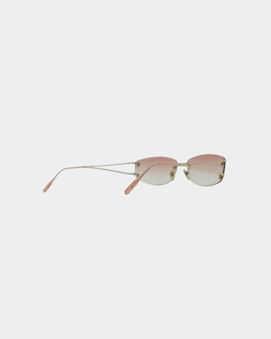 Versace Gradient Rimless Sunglasses