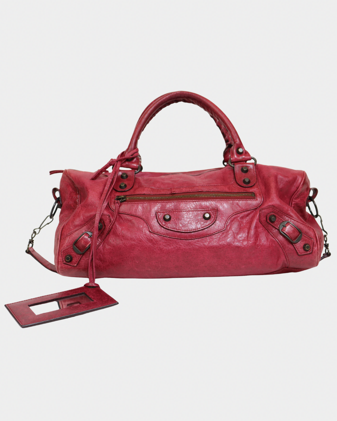 Balenciaga City Bag Cherry Red Twiggy