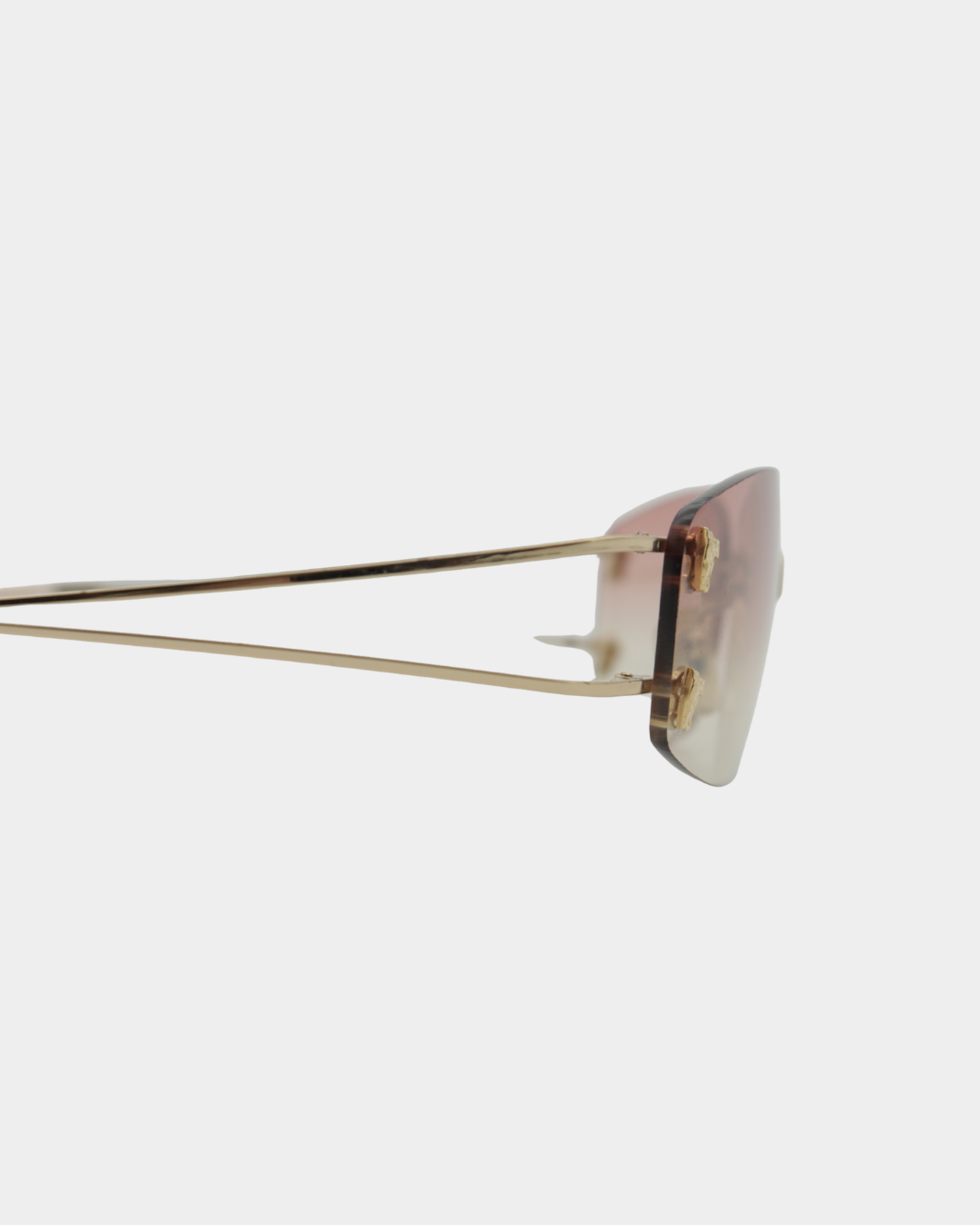 Versace Gradient Rimless Sunglasses