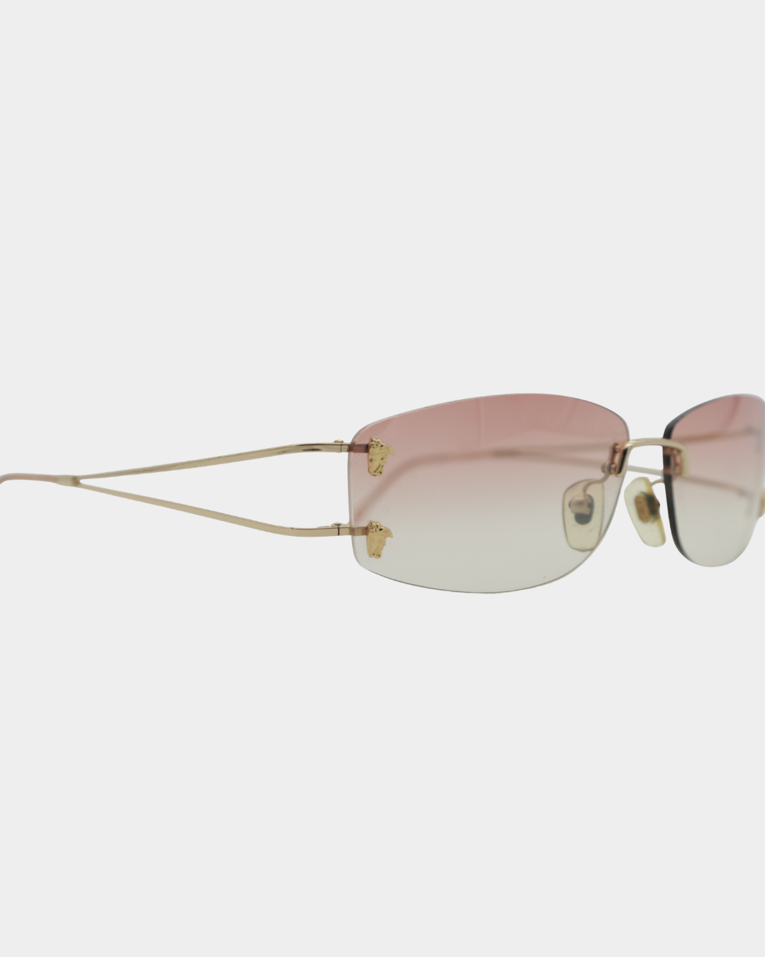 Versace Gradient Rimless Sunglasses