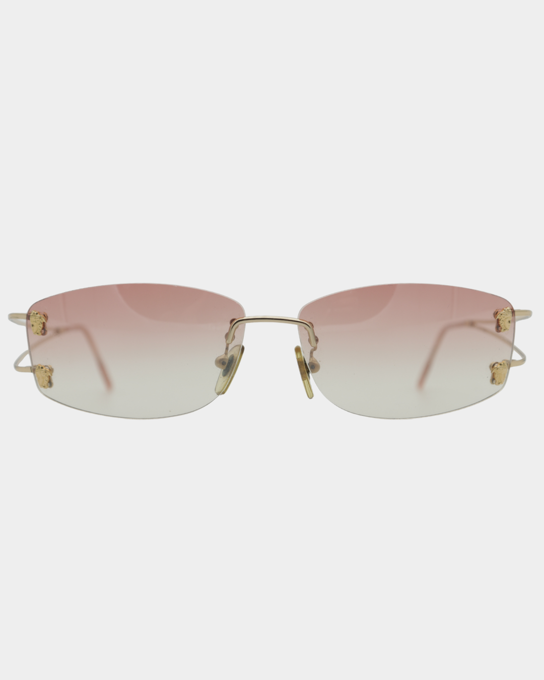 Versace Gradient Rimless Sunglasses