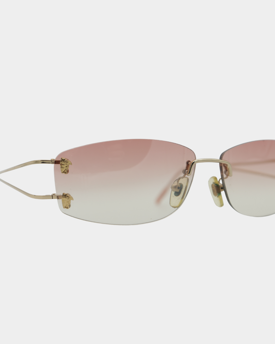 Versace Gradient Rimless Sunglasses
