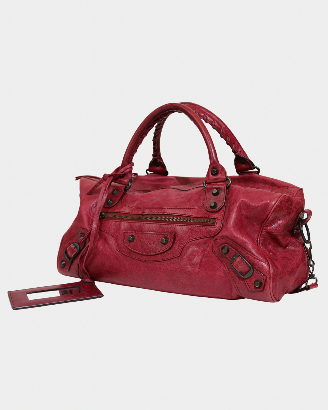 Balenciaga City Bag Cherry Red Twiggy