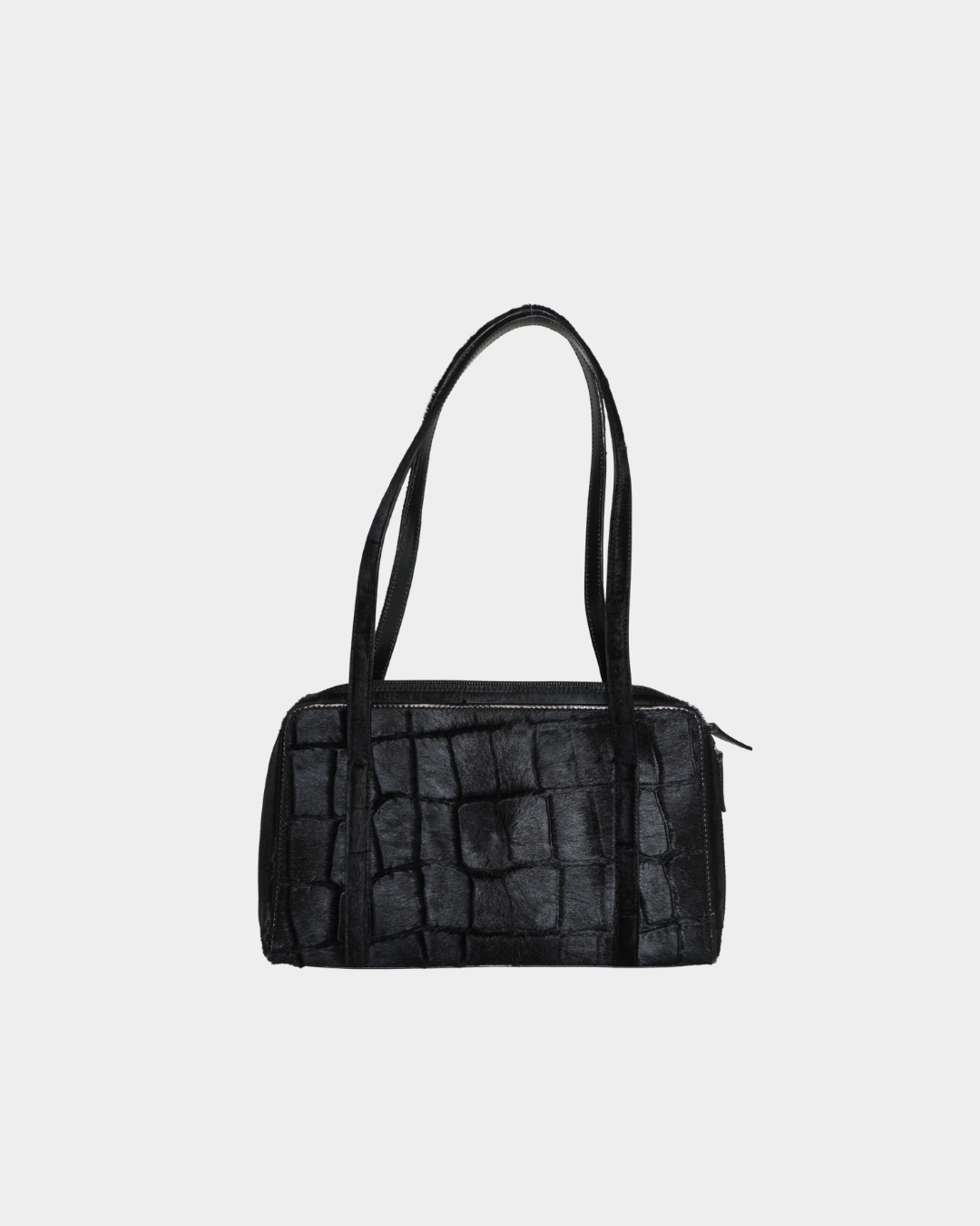 Gucci F/W 1996 By Tom Ford Croc Pattern Ponyhair Bag