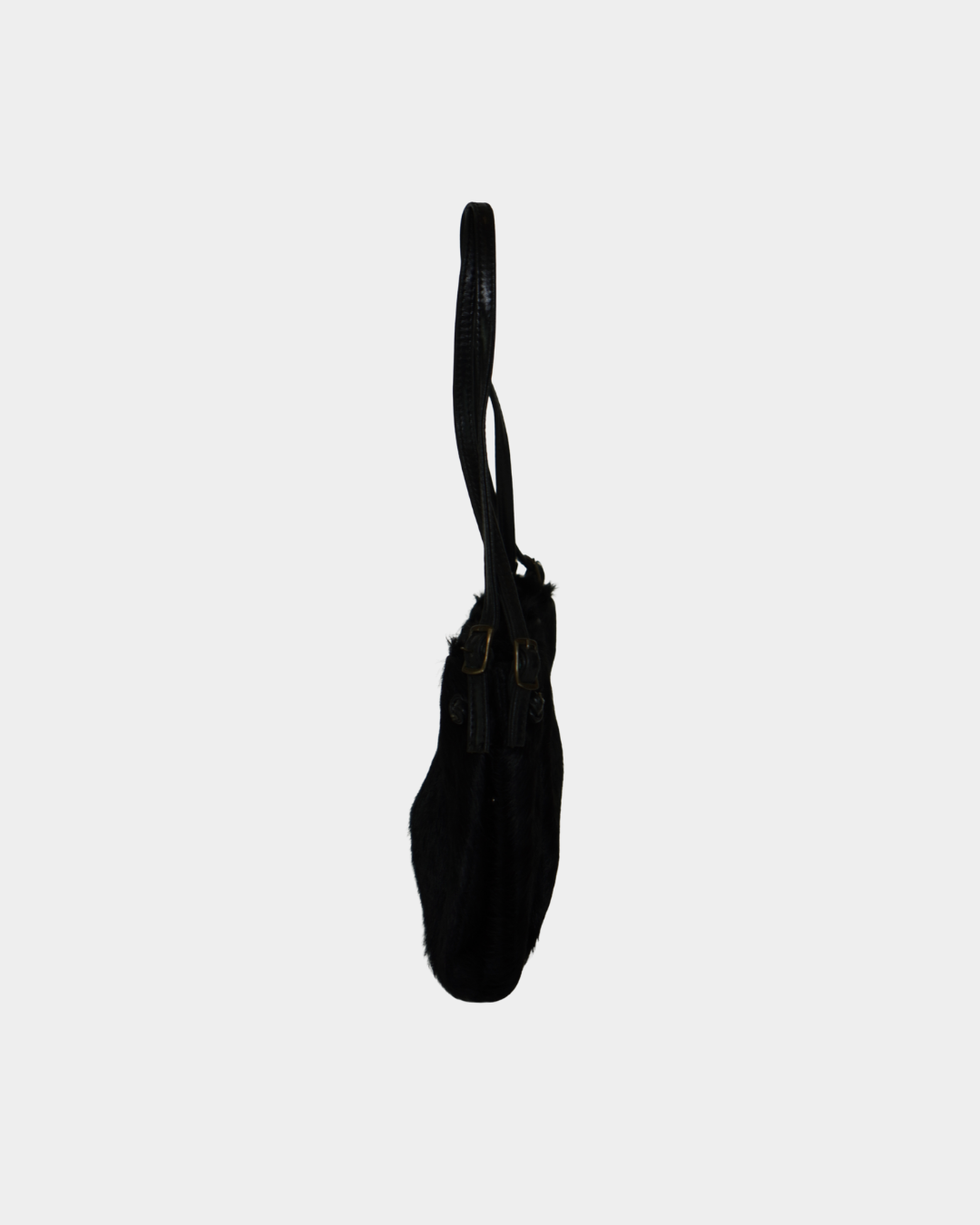 Black Pony hair Shoulder Bag