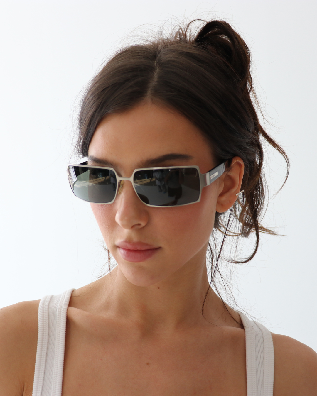 Chanel Vintage Metal Frame Sunglasses
