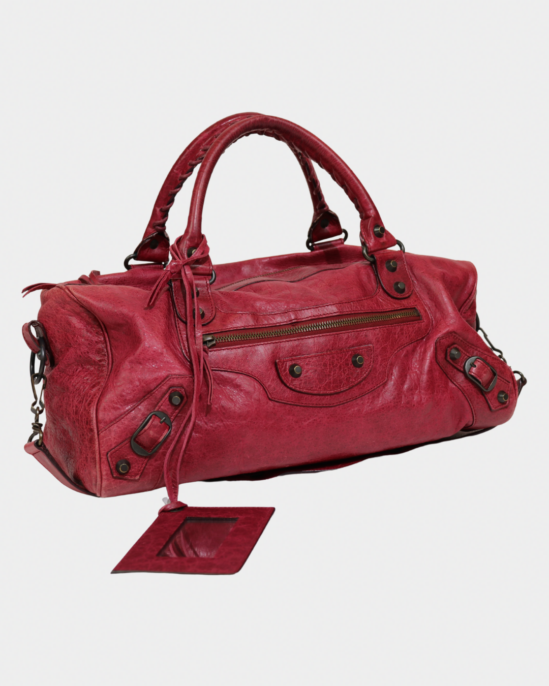 Balenciaga City Bag Cherry Red Twiggy