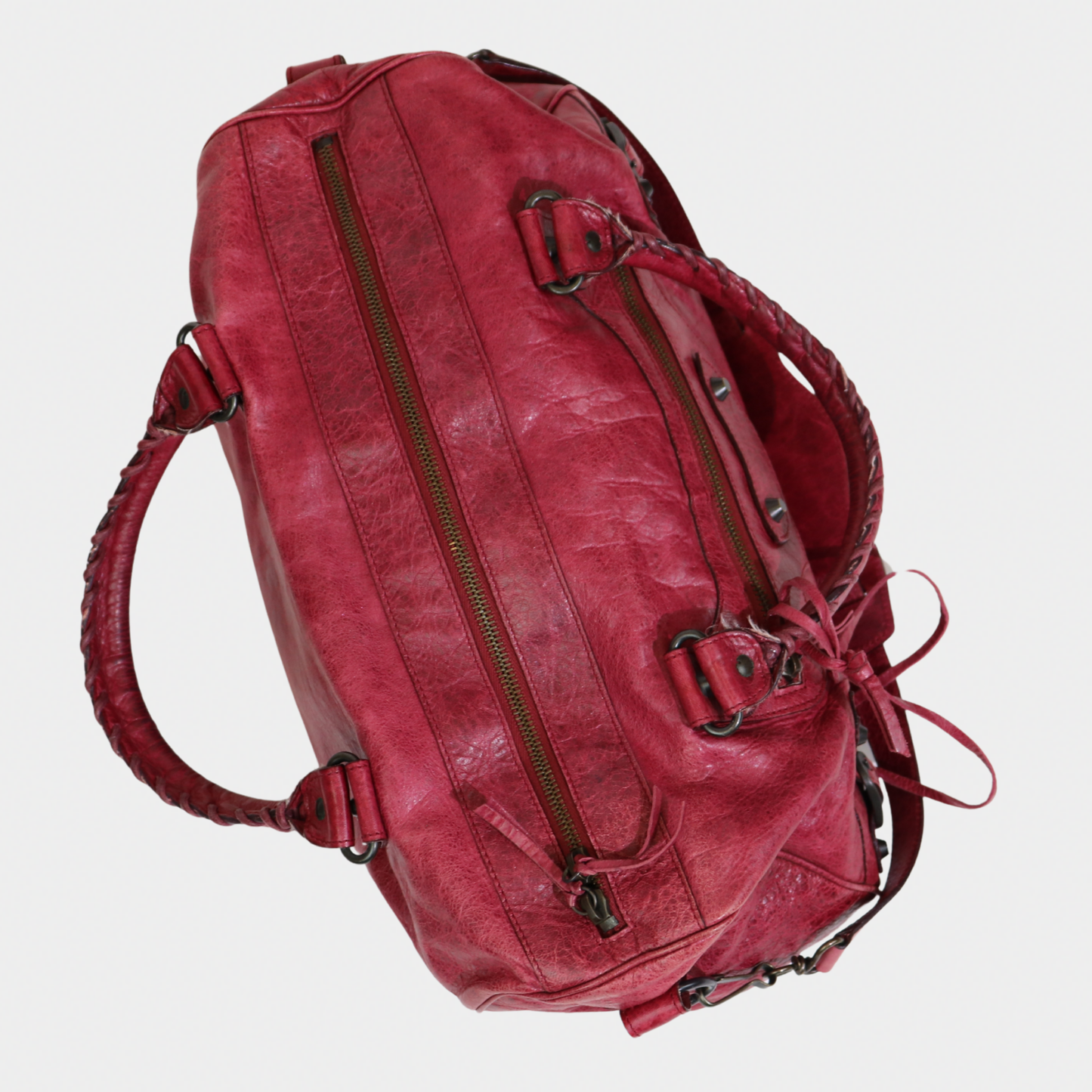 Balenciaga City Bag Cherry Red Twiggy