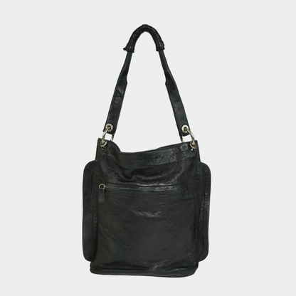 Dolce & Gabbana Black Leather Studded Bag