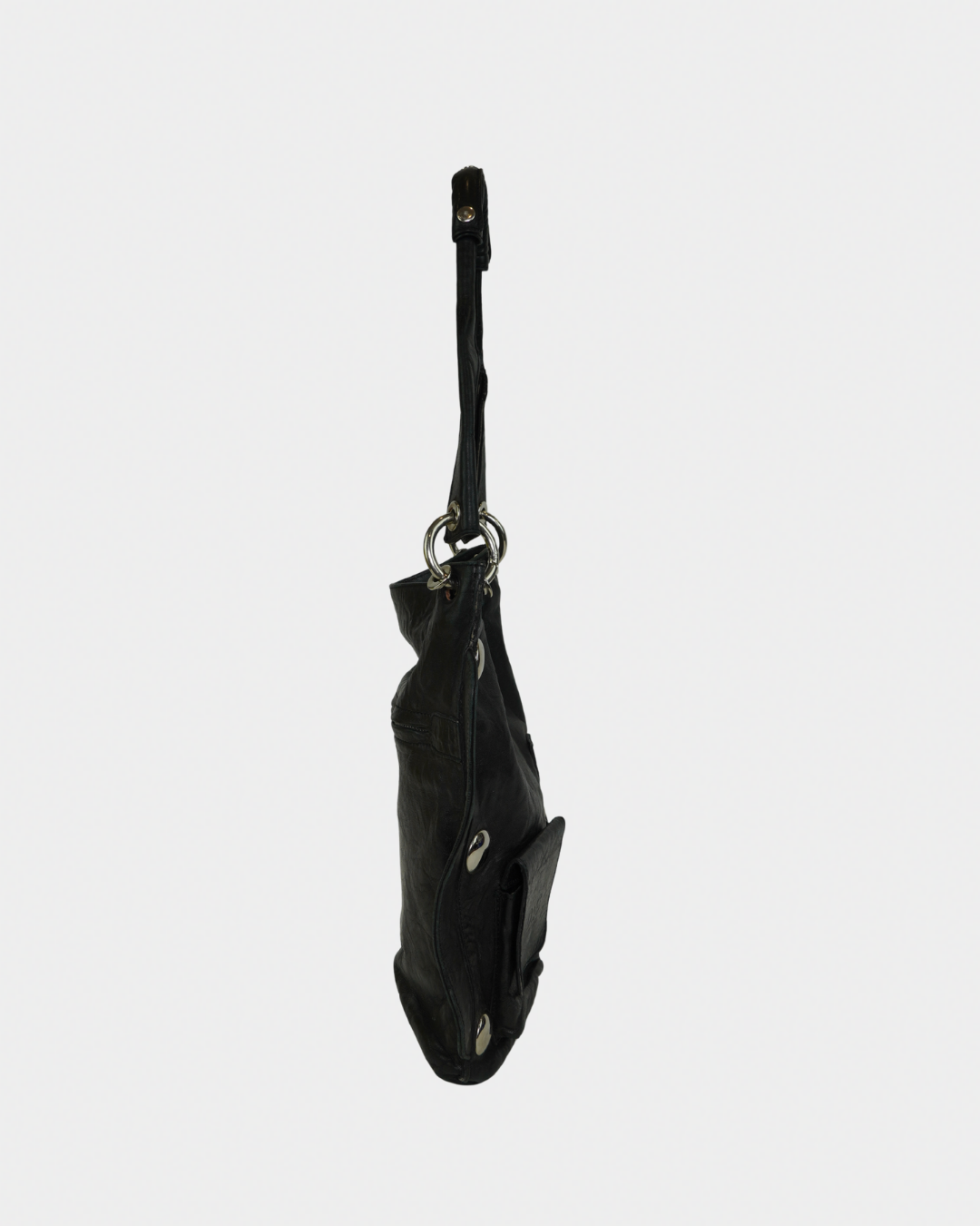 Dolce & Gabbana Black Leather Studded Bag