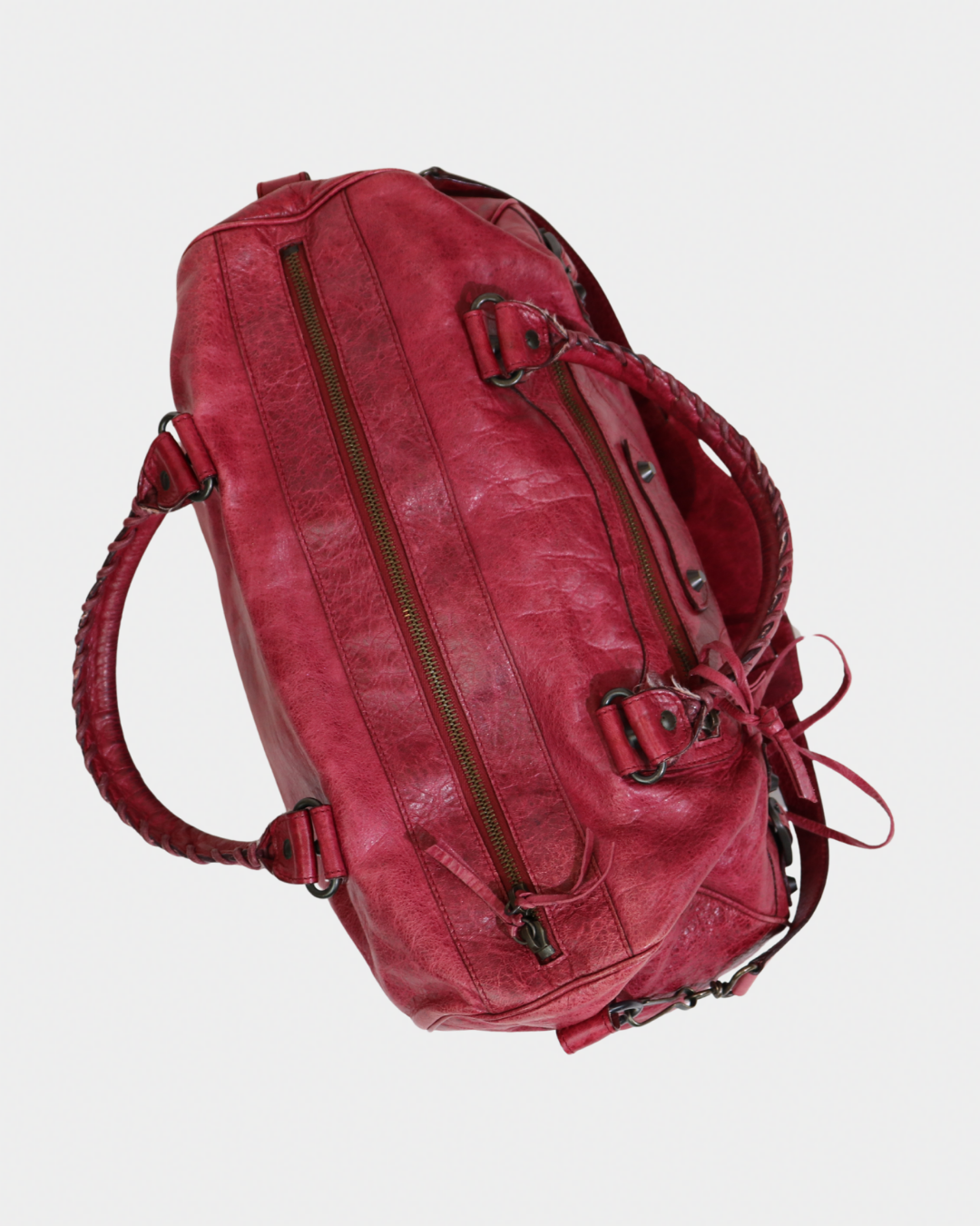 Balenciaga City Bag Cherry Red Twiggy