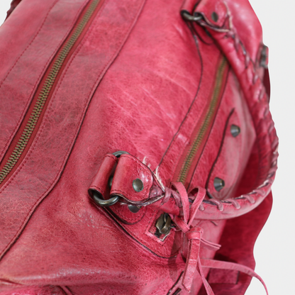 Balenciaga City Bag Cherry Red Twiggy