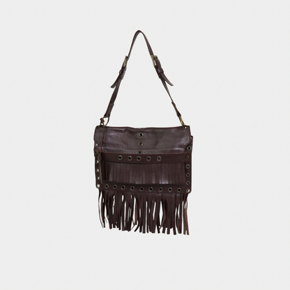 dolce & gabbana fringe shoulder bag