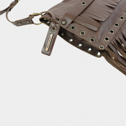 dolce & gabbana fringe shoulder bag