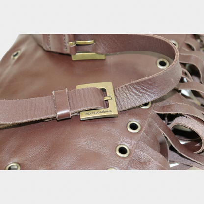 dolce & gabbana fringe shoulder bag