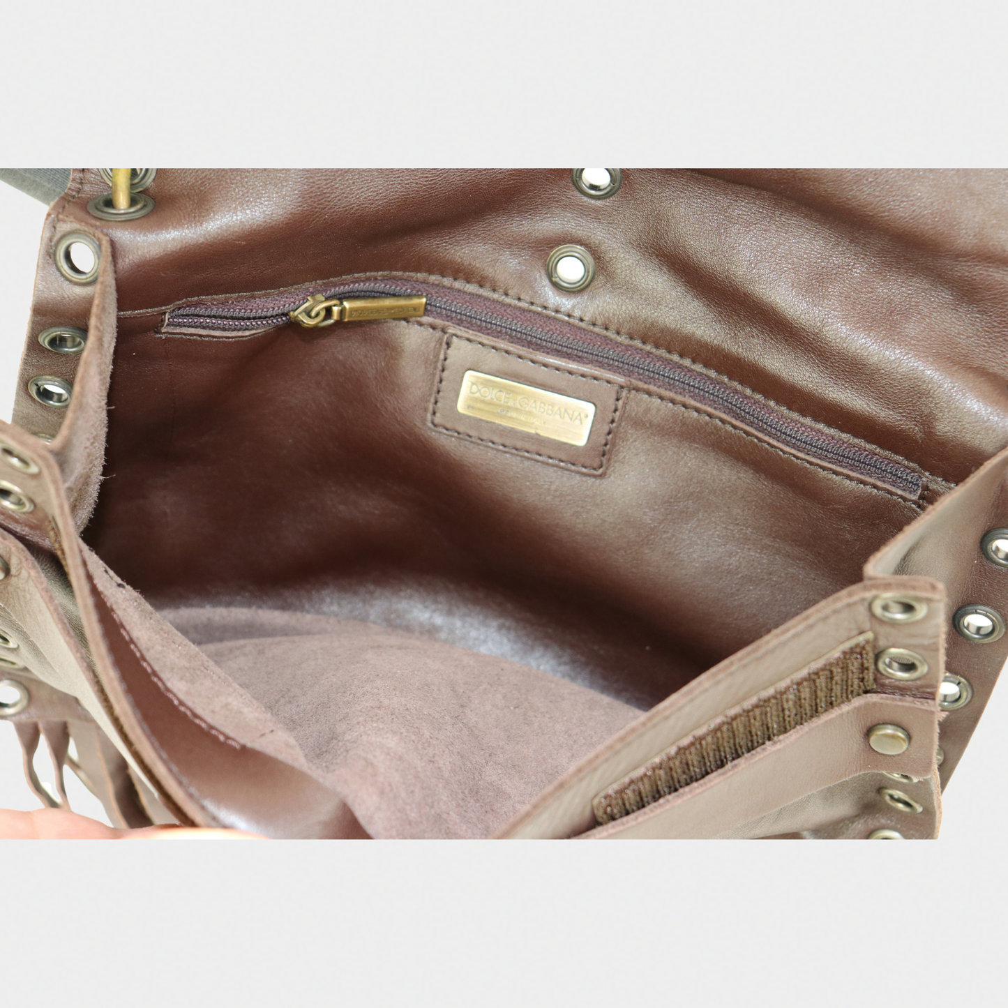 dolce & gabbana fringe shoulder bag