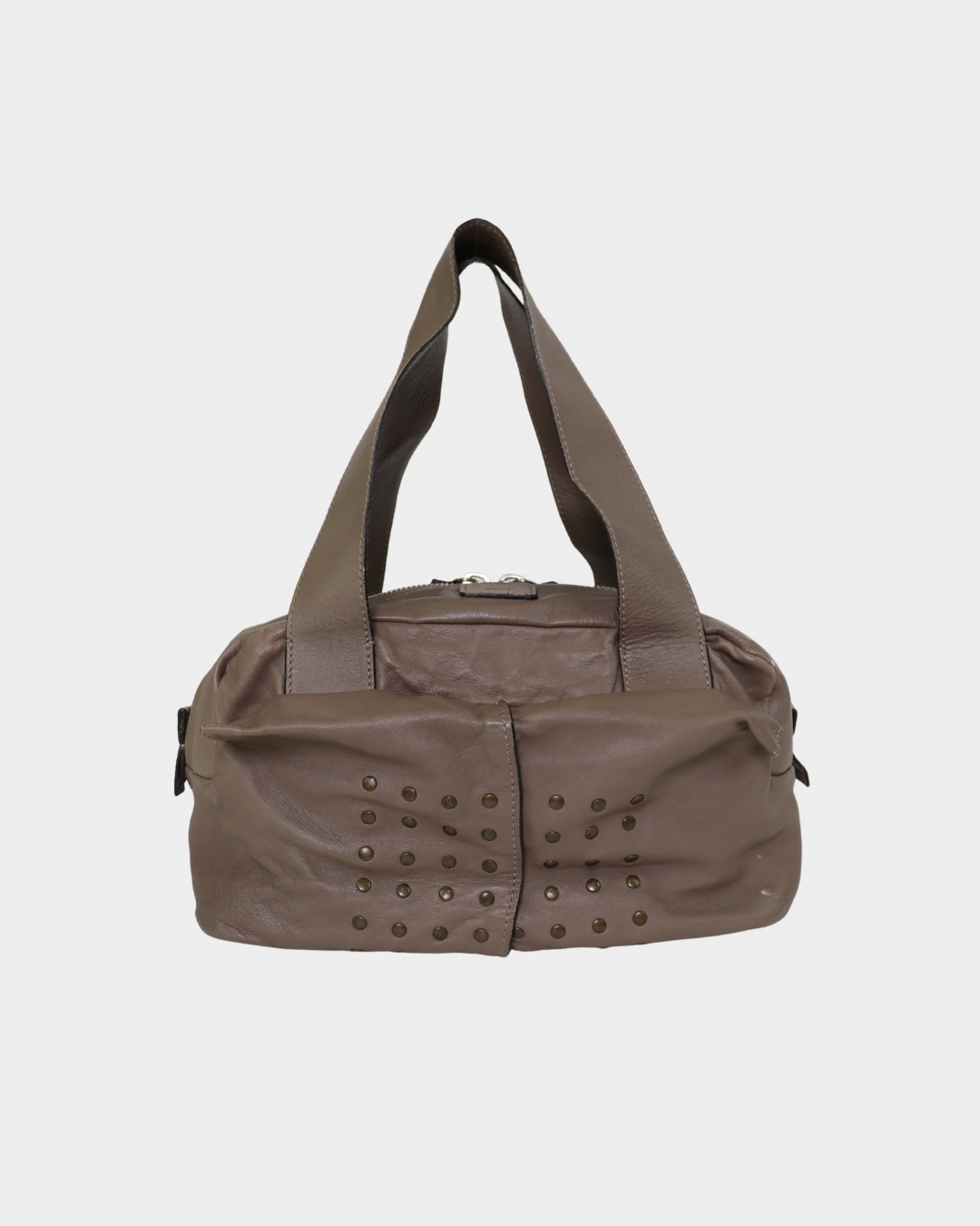 Chloe Saskia Studded Shoulder Bag
