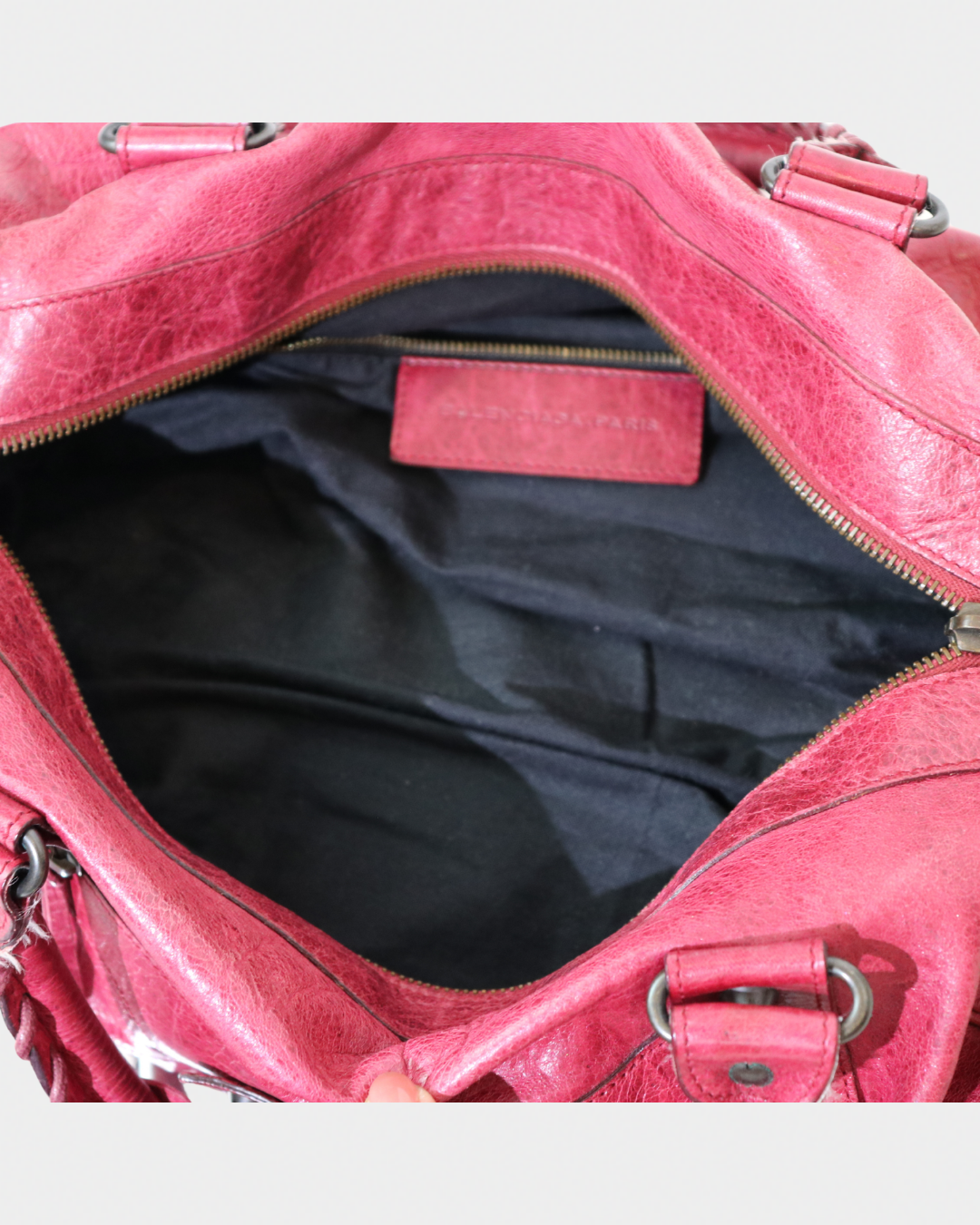 Balenciaga City Bag Cherry Red Twiggy