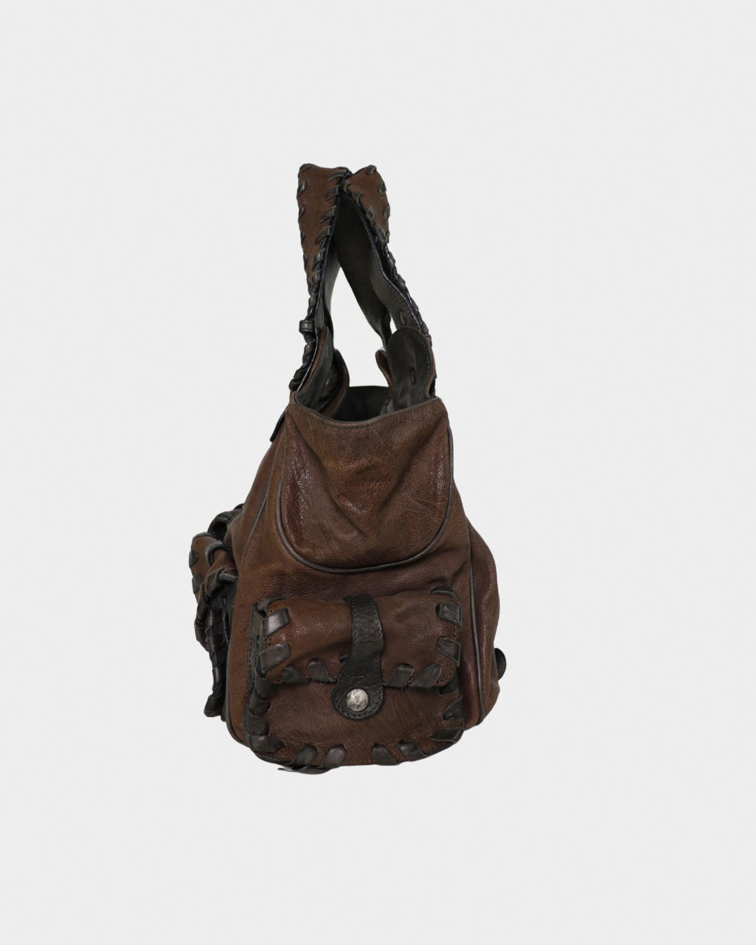 Chloe Silverado Brown Leather Tote Bag