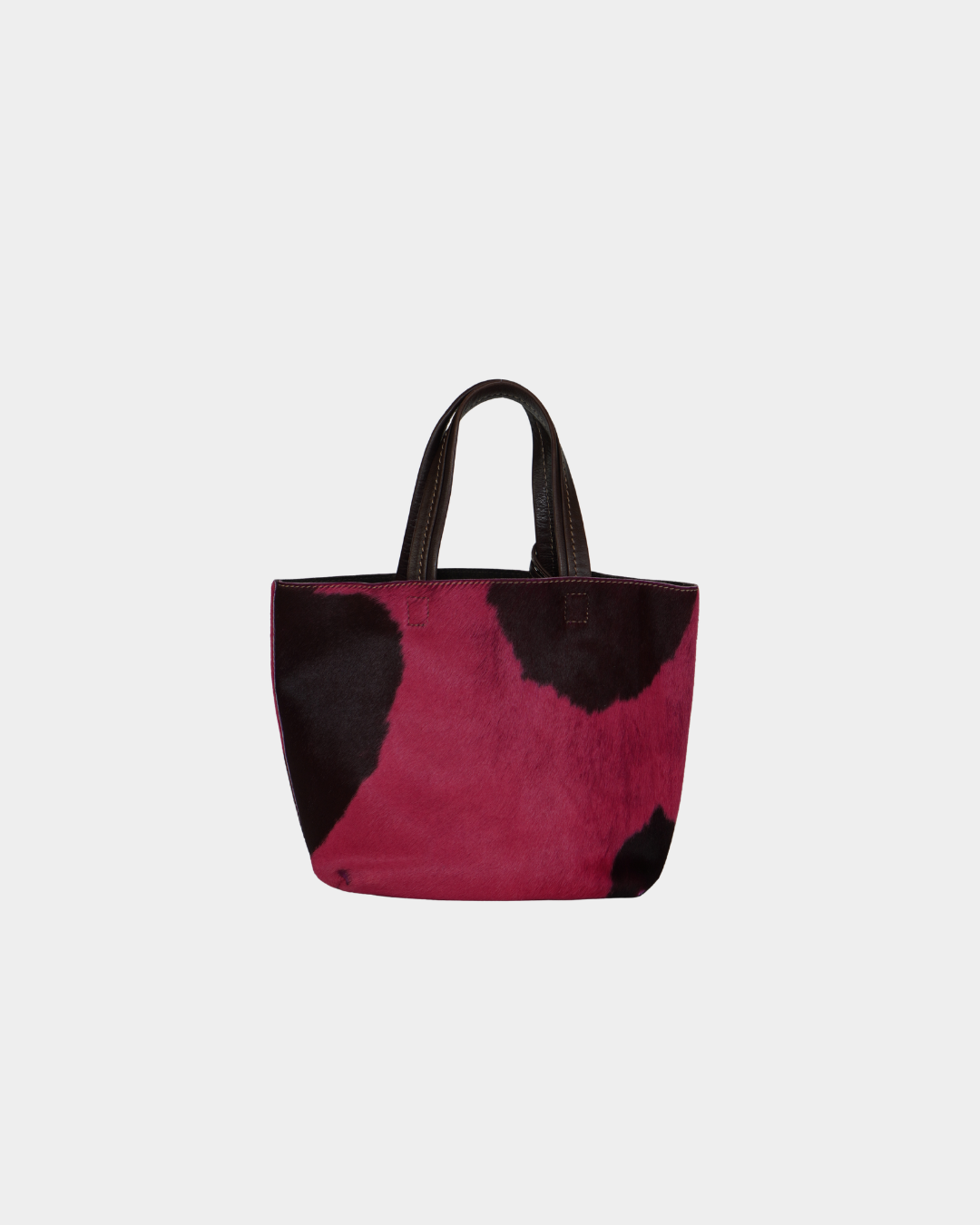 Pink Cow Print Pony Hair Bag