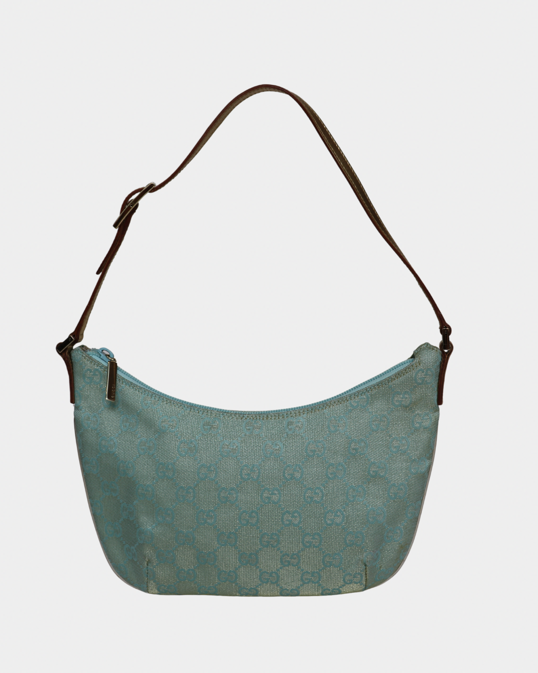 Gucci Iridescent Baby Blue Monogram Shoulder Bag