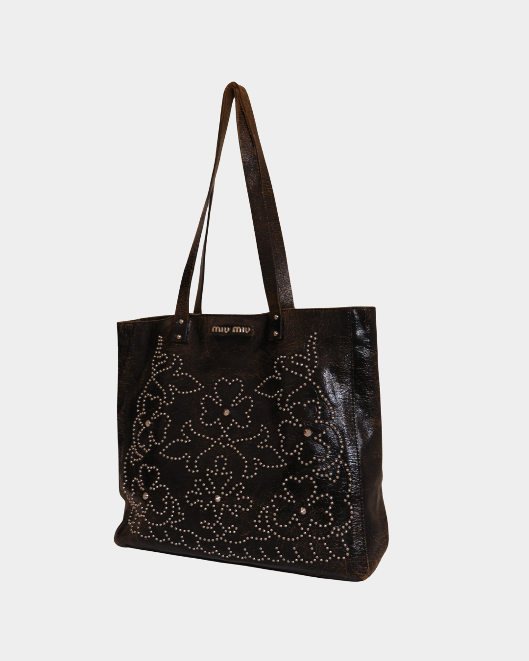 Miu Miu Stud Tote Bag