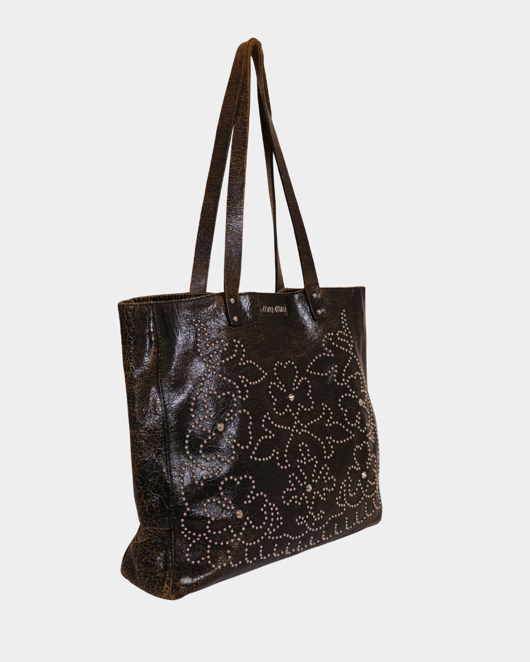 Miu Miu Stud Tote Bag