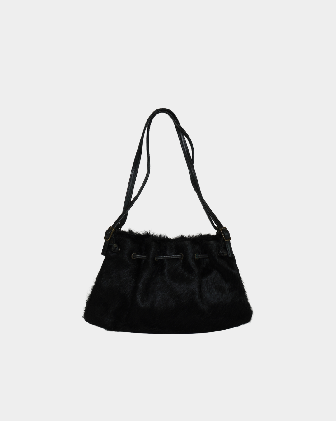Black Pony hair Shoulder Bag