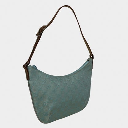 Gucci Iridescent Baby Blue Monogram Shoulder Bag