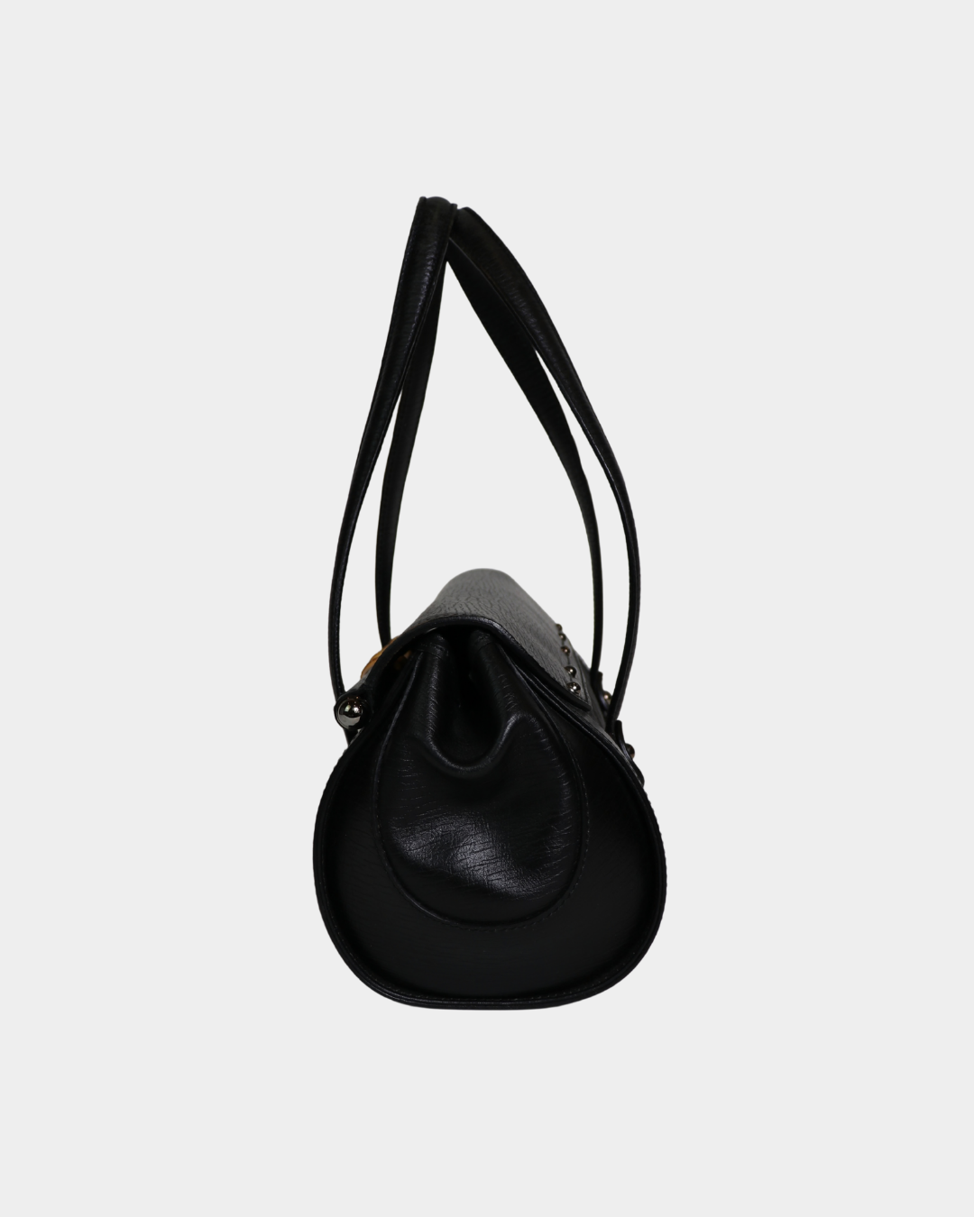 Gucci Black Bamboo Bullet Bag