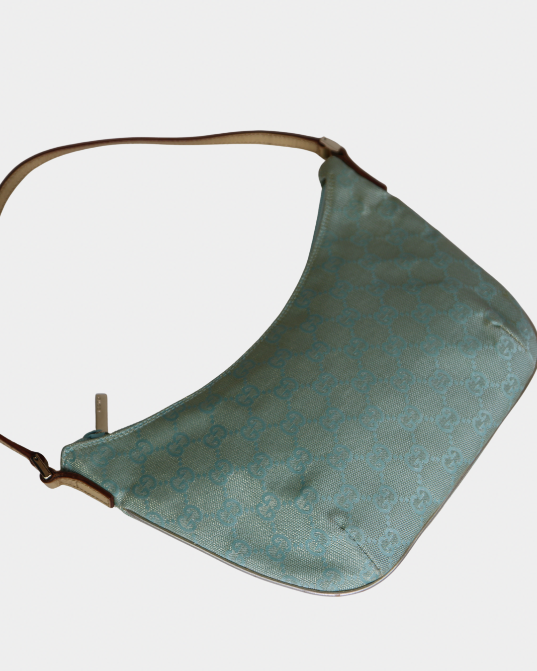 Gucci Iridescent Baby Blue Monogram Shoulder Bag