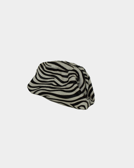 Zebra Pony Hair Clutch