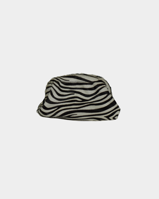 Zebra Pony Hair Clutch