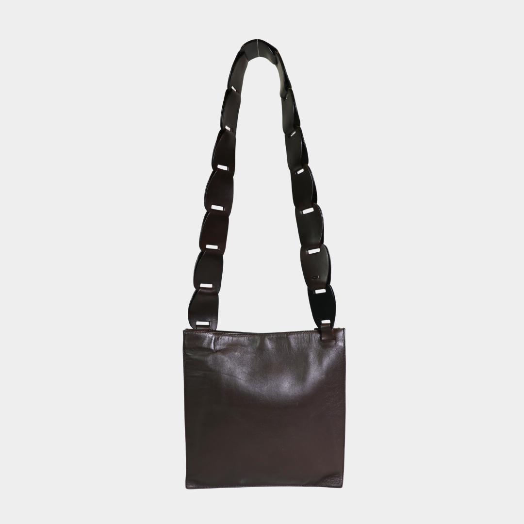 Gucci by Tom Ford Leather Chain Strap Bag