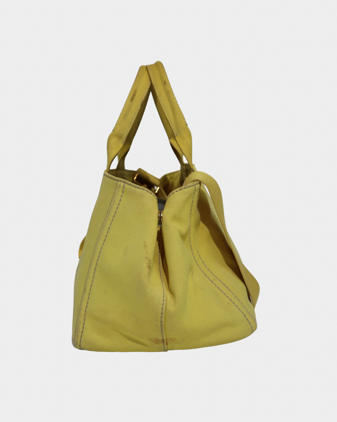 Prada Large Canapa Tote Bag