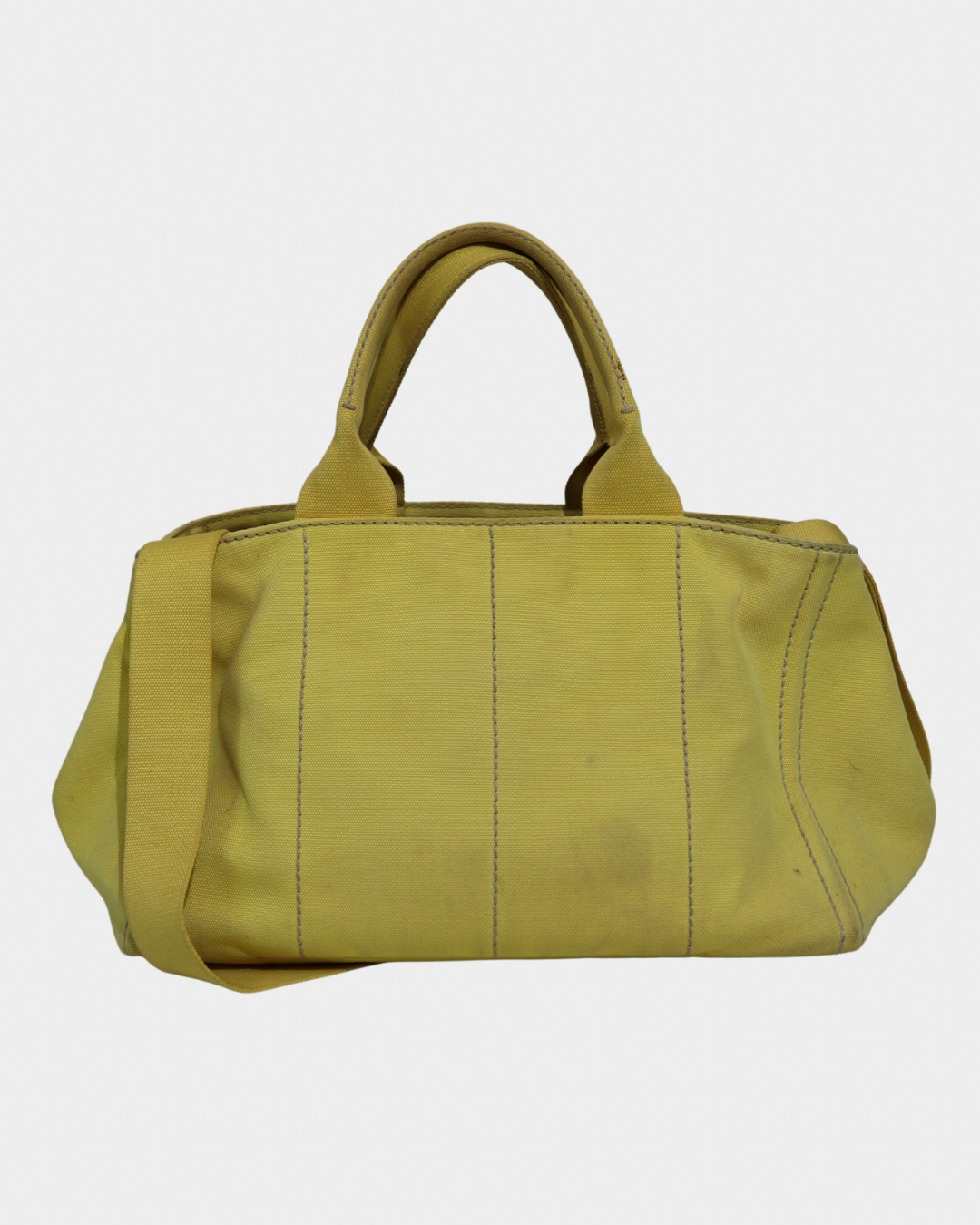 Prada Large Canapa Tote Bag