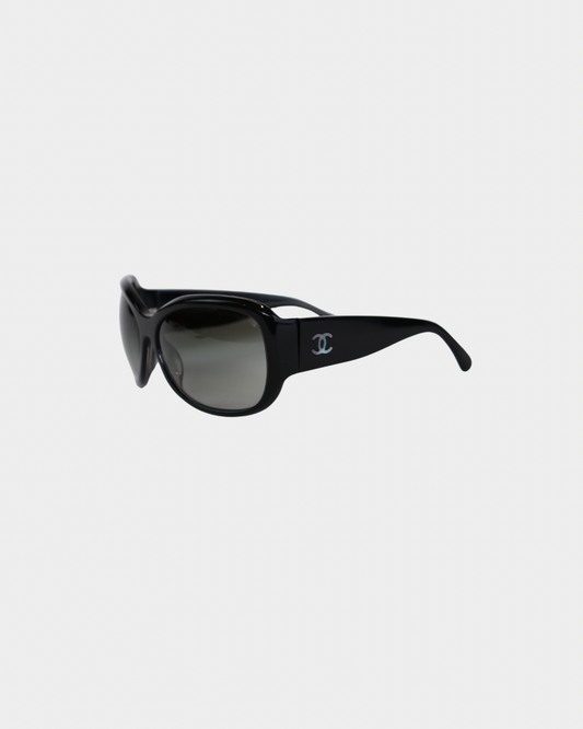 Chanel Mother of Pearl Sunglasses Black