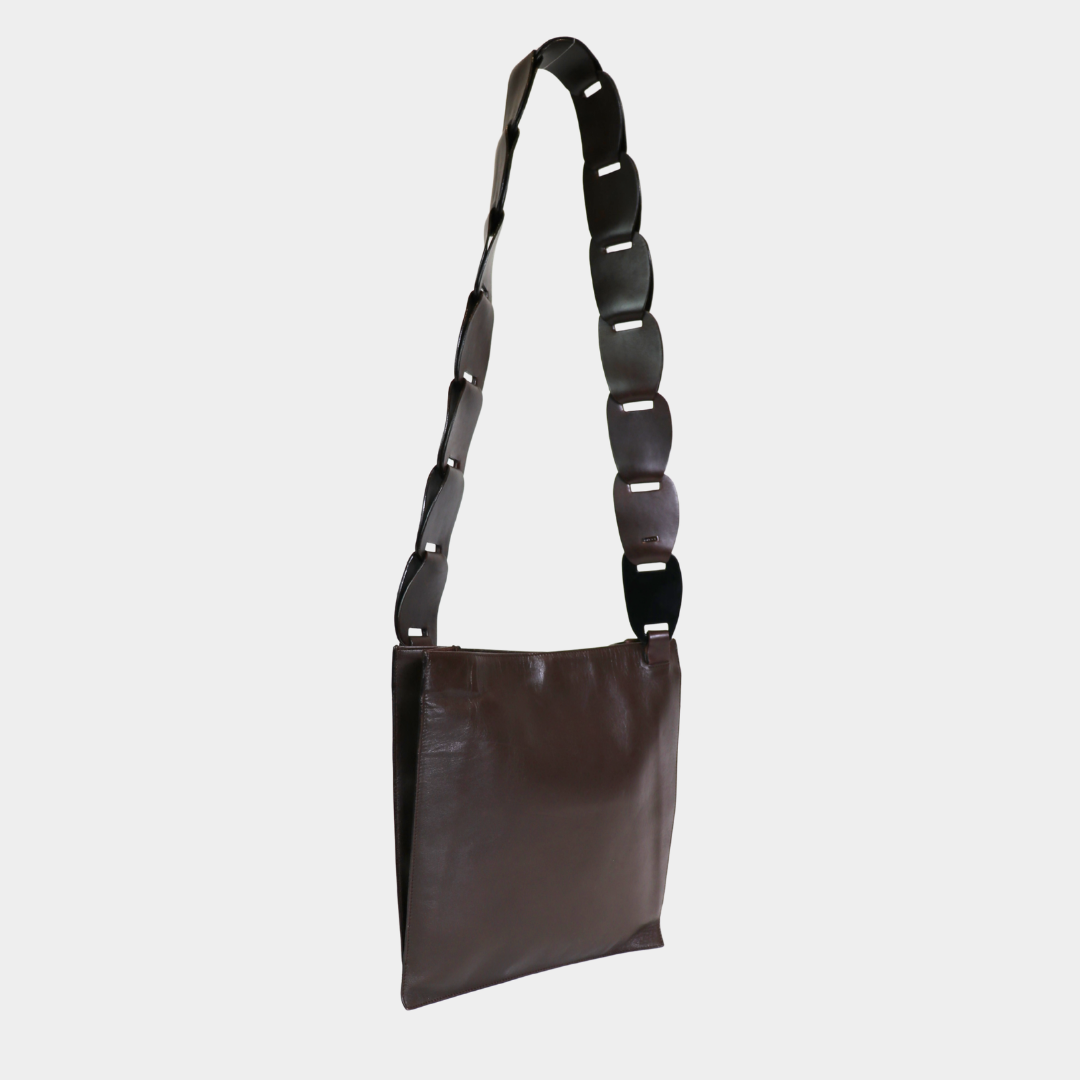 Gucci by Tom Ford Leather Chain Strap Bag