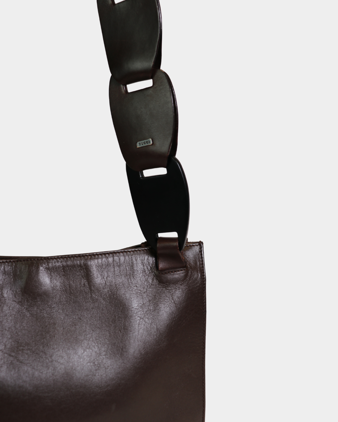 Gucci by Tom Ford Leather Chain Strap Bag