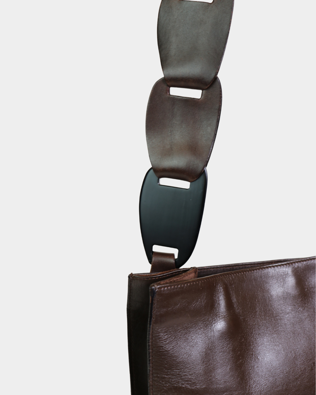 Gucci by Tom Ford Leather Chain Strap Bag